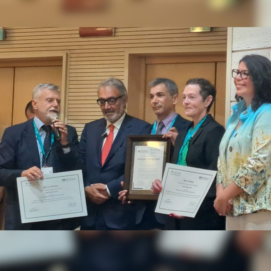 certificate presentation for new INKA Nursing Classification Research Center